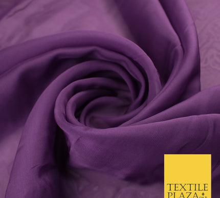 OVER 60 COLOURS Premium Plain ORGANZA Sheer Fabric Voile Dress Wedding 44"