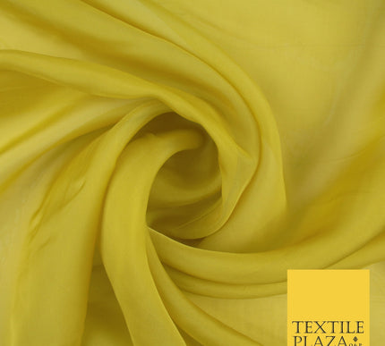 OVER 60 COLOURS Premium Plain ORGANZA Sheer Fabric Voile Dress Wedding 44"
