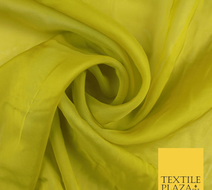 OVER 60 COLOURS Premium Plain ORGANZA Sheer Fabric Voile Dress Wedding 44"