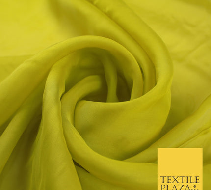 OVER 60 COLOURS Premium Plain ORGANZA Sheer Fabric Voile Dress Wedding 44"
