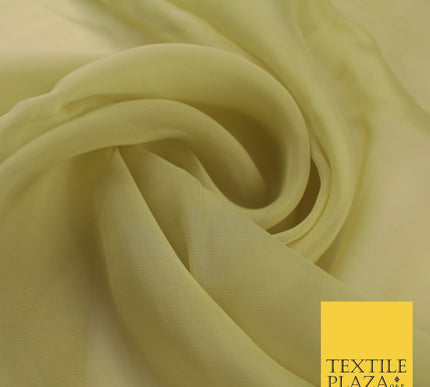 OVER 60 COLOURS Premium Plain ORGANZA Sheer Fabric Voile Dress Wedding 44"