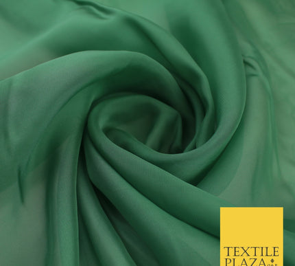 OVER 60 COLOURS Premium Plain ORGANZA Sheer Fabric Voile Dress Wedding 44"