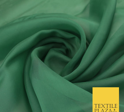 OVER 60 COLOURS Premium Plain ORGANZA Sheer Fabric Voile Dress Wedding 44"