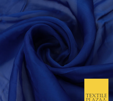 OVER 60 COLOURS Premium Plain ORGANZA Sheer Fabric Voile Dress Wedding 44"