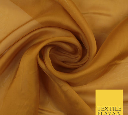OVER 60 COLOURS Premium Plain ORGANZA Sheer Fabric Voile Dress Wedding 44"