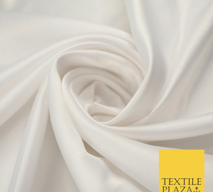 Lightweight Smooth Matt Duchess Satin Fabric Material Bridal Wedding Dress 58"