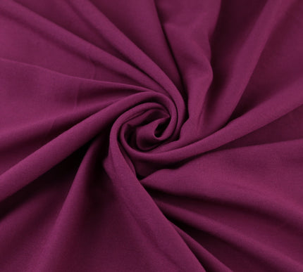 OVER 30 COLOURS - Soft Plain Rayon Viscose Fabric Drape 60" Wide
