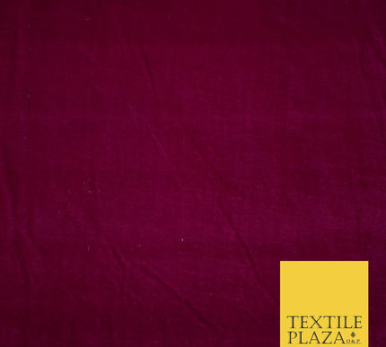 Luxury Soft Plain Micro Velvet Fabric Velour Dress Material Non-Stretch 44" Wide