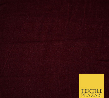 Luxury Soft Plain Micro Velvet Fabric Velour Dress Material Non-Stretch 44" Wide