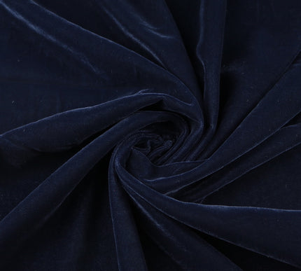 Luxury Soft Plain Micro Velvet Fabric Velour Dress Material Non-Stretch 44" Wide