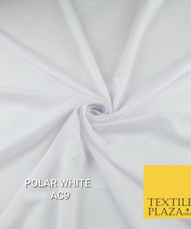 Plain Dyed Powder Crepe Soft Matt Lining Dress 100% Polyester Budget  Fabric 44"