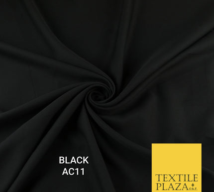 Plain Dyed Powder Crepe Soft Matt Lining Dress 100% Polyester Budget  Fabric 44"