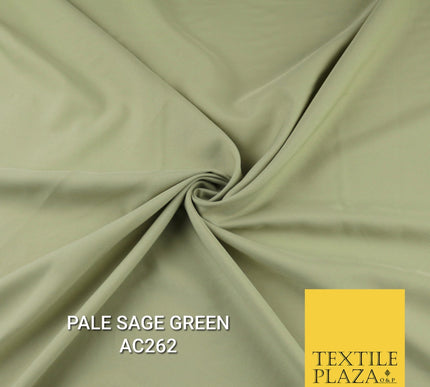 Plain Dyed Powder Crepe Soft Matt Lining Dress 100% Polyester Budget Fabric 44"