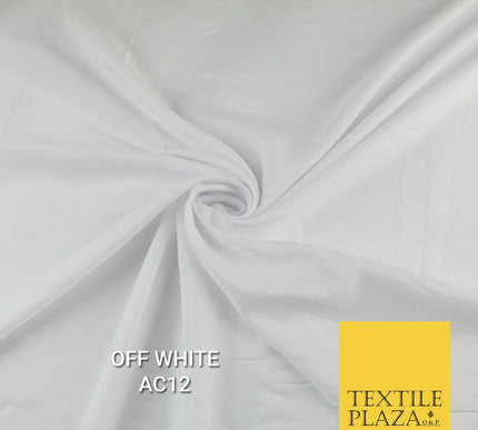 Plain Dyed Powder Crepe Soft Matt Lining Dress 100% Polyester Budget  Fabric 44"