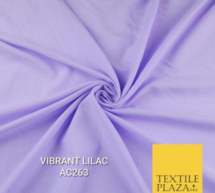 Plain Dyed Powder Crepe Soft Matt Lining Dress 100% Polyester Budget Fabric 44"