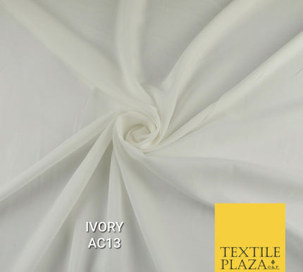 Plain Dyed Powder Crepe Soft Matt Lining Dress 100% Polyester Budget  Fabric 44"
