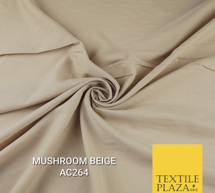 Plain Dyed Powder Crepe Soft Matt Lining Dress 100% Polyester Budget Fabric 44"