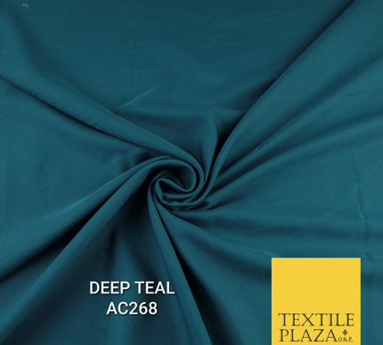 Plain Dyed Powder Crepe Soft Matt Lining Dress 100% Polyester Budget Fabric 44"
