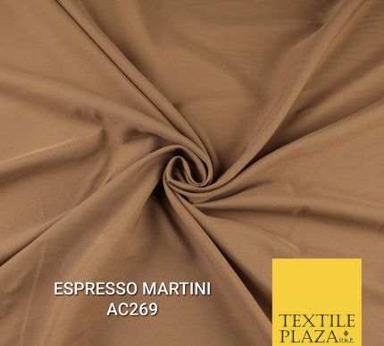 Plain Dyed Powder Crepe Soft Matt Lining Dress 100% Polyester Budget Fabric 44"