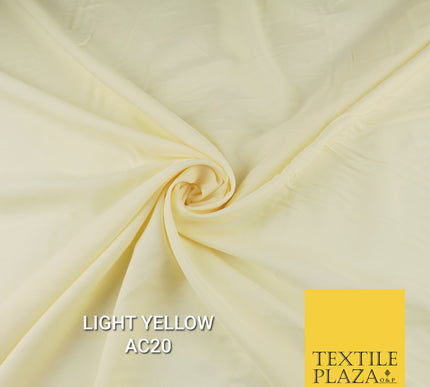 Plain Dyed Powder Crepe Soft Matt Lining Dress 100% Polyester Budget  Fabric 44"