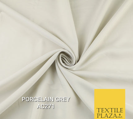 Plain Dyed Powder Crepe Soft Matt Lining Dress 100% Polyester Budget Fabric 44"