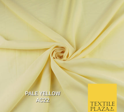 Plain Dyed Powder Crepe Soft Matt Lining Dress 100% Polyester Budget  Fabric 44"