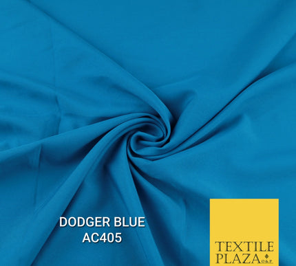 Plain Dyed Powder Crepe Soft Matt Lining Dress 100% Polyester Budget Fabric 44"