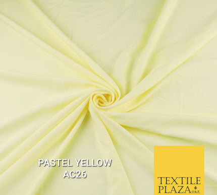 Plain Dyed Powder Crepe Soft Matt Lining Dress 100% Polyester Budget  Fabric 44"