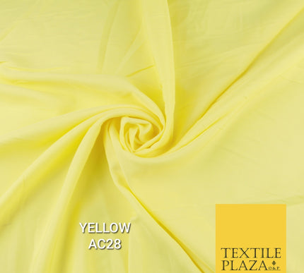 Plain Dyed Powder Crepe Soft Matt Lining Dress 100% Polyester Budget  Fabric 44"