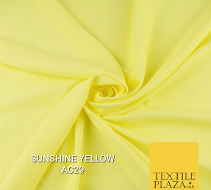 Plain Dyed Powder Crepe Soft Matt Lining Dress 100% Polyester Budget  Fabric 44"