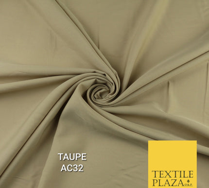 Plain Dyed Powder Crepe Soft Matt Lining Dress 100% Polyester Budget  Fabric 44"