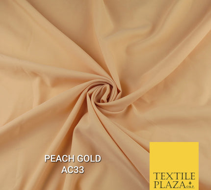 Plain Dyed Powder Crepe Soft Matt Lining Dress 100% Polyester Budget  Fabric 44"