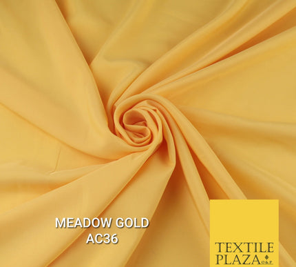Plain Dyed Powder Crepe Soft Matt Lining Dress 100% Polyester Budget  Fabric 44"