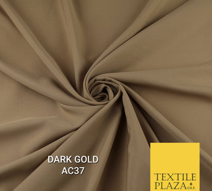 Plain Dyed Powder Crepe Soft Matt Lining Dress 100% Polyester Budget  Fabric 44"