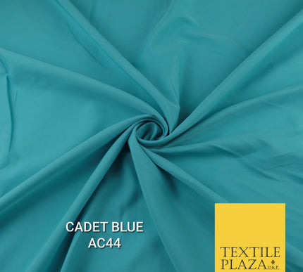 Plain Dyed Powder Crepe Soft Matt Lining Dress 100% Polyester Budget  Fabric 44"