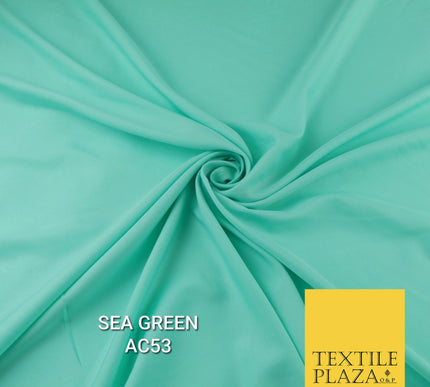 Plain Dyed Powder Crepe Soft Matt Lining Dress 100% Polyester Budget  Fabric 44"