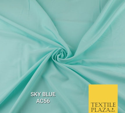 Plain Dyed Powder Crepe Soft Matt Lining Dress 100% Polyester Budget  Fabric 44"