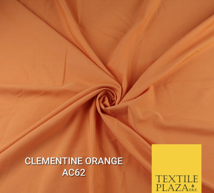 Plain Dyed Powder Crepe Soft Matt Lining Dress 100% Polyester Budget  Fabric 44"