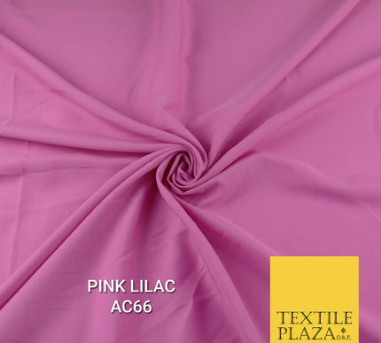 Plain Dyed Powder Crepe Soft Matt Lining Dress 100% Polyester Budget  Fabric 44"