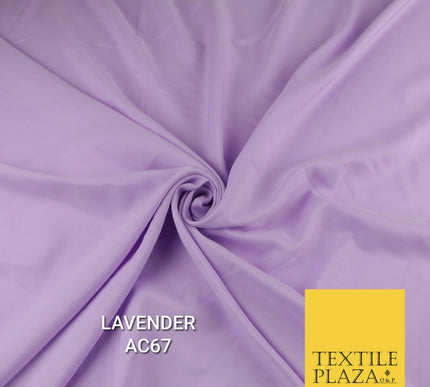 Plain Dyed Powder Crepe Soft Matt Lining Dress 100% Polyester Budget  Fabric 44"