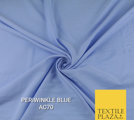 Plain Dyed Powder Crepe Soft Matt Lining Dress 100% Polyester Budget  Fabric 44"