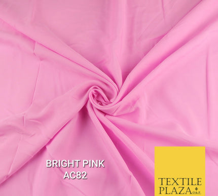 Plain Dyed Powder Crepe Soft Matt Lining Dress 100% Polyester Budget  Fabric 44"