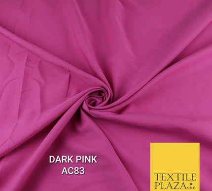 Plain Dyed Powder Crepe Soft Matt Lining Dress 100% Polyester Budget  Fabric 44"