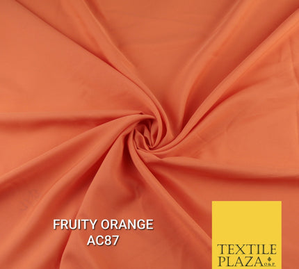 Plain Dyed Powder Crepe Soft Matt Lining Dress 100% Polyester Budget  Fabric 44"