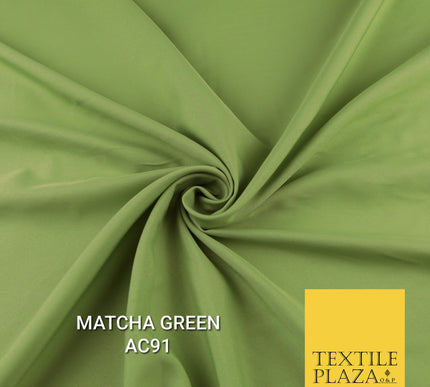 Plain Dyed Powder Crepe Soft Matt Lining Dress 100% Polyester Budget  Fabric 44"