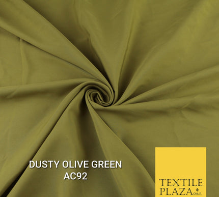 Plain Dyed Powder Crepe Soft Matt Lining Dress 100% Polyester Budget  Fabric 44"