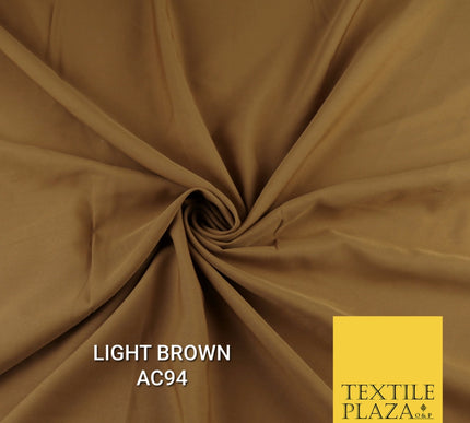 Plain Dyed Powder Crepe Soft Matt Lining Dress 100% Polyester Budget  Fabric 44"