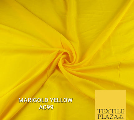 Plain Dyed Powder Crepe Soft Matt Lining Dress 100% Polyester Budget  Fabric 44"