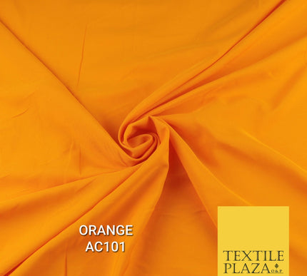 Plain Dyed Powder Crepe Soft Matt Lining Dress 100% Polyester Budget  Fabric 44"