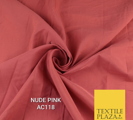 Plain Dyed Powder Crepe Soft Matt Lining Dress 100% Polyester Budget  Fabric 44"